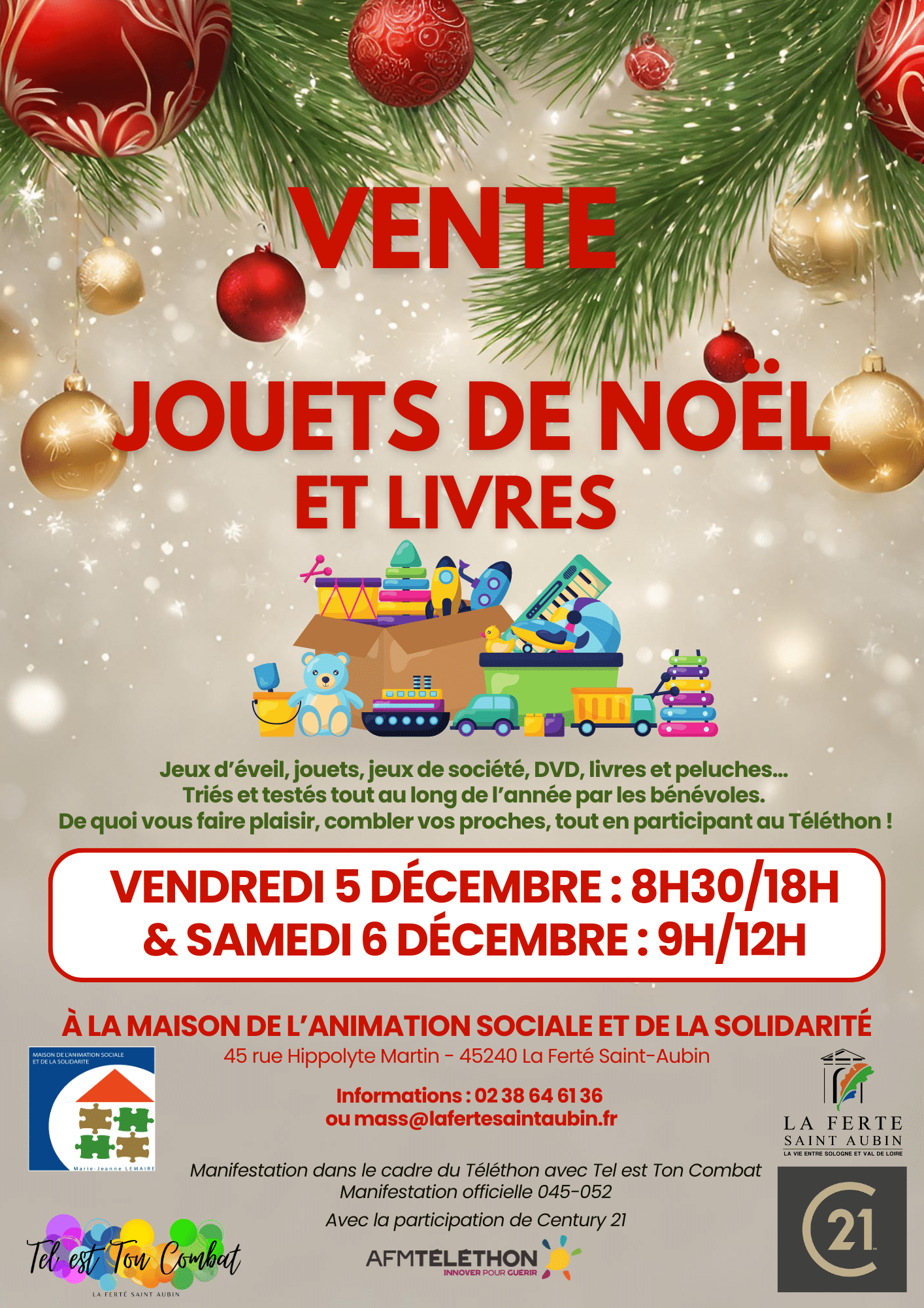 Affiche Jouets de Noël 2025